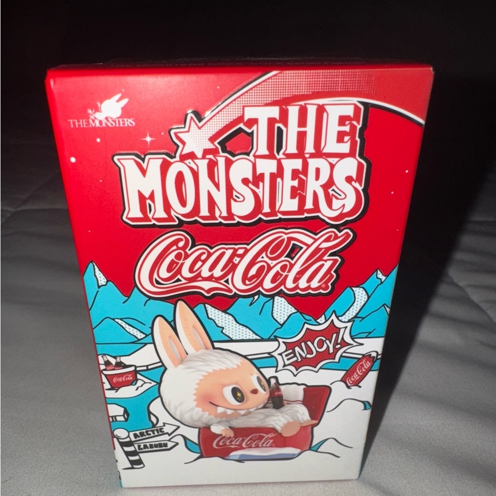 Coca-Cola Pop Mart Collectible Box with Red and White Design